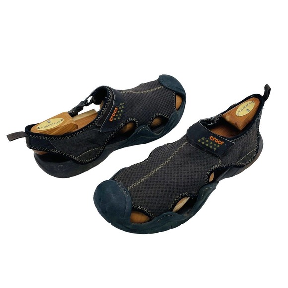 CROCS Shoes Crocs Swiftwater Sandals Water Fishing Shoes Toe Cap